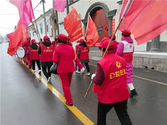 公益在线淄博站为老人刘素芬女士祝贺九十六岁寿辰